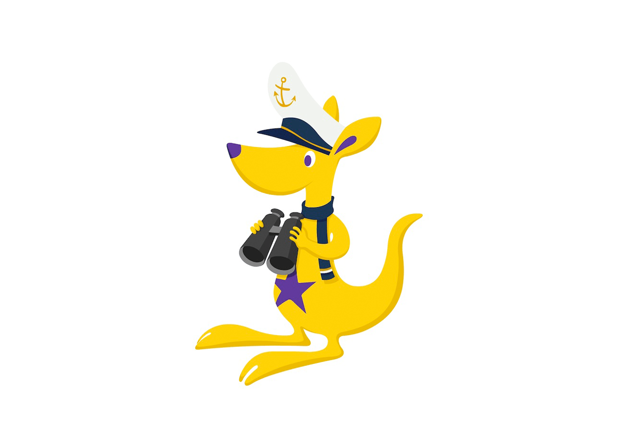 Kangaroo Kids Mascot