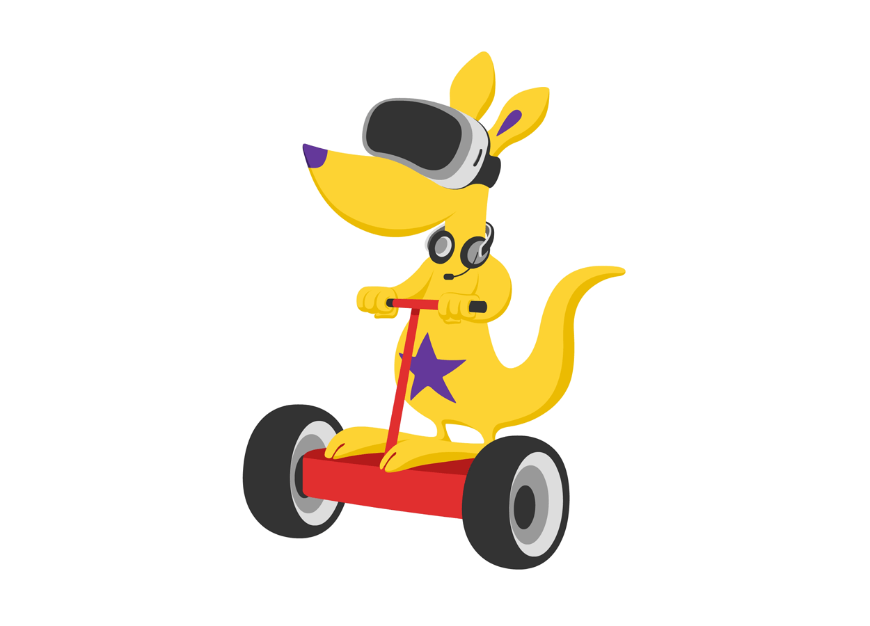 Kangaroo Kids Mascot